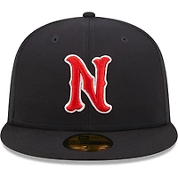 Casquette ajustée pour homme bleu marine Nashville Sounds Authentic Collection Team Home 59FIFTY New Era