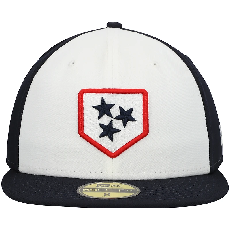 NWE NASHSO WHITE ALT MIB AUTHENTIC COLLECTION 59FIFTY HATMENHIC