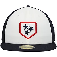 NWE NASHSO WHITE ALT MIB AUTHENTIC COLLECTION 59FIFTY HATMENHIC