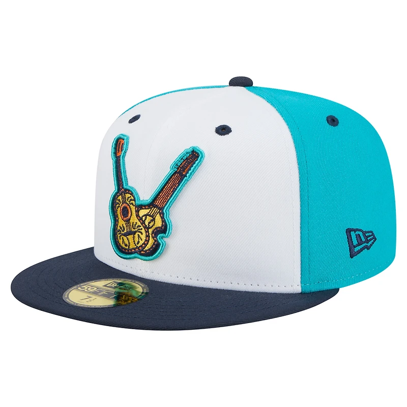 Casquette ajustée Nashville Sounds Copa de la Diversión 59FIFTY New Era pour hommes, blanche