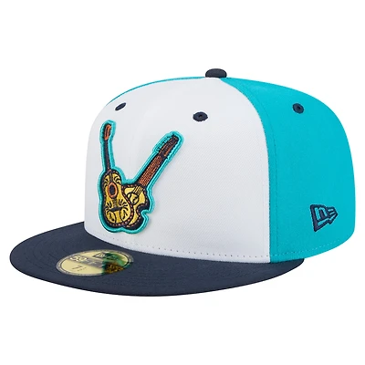 Casquette ajustée Nashville Sounds Copa de la Diversión 59FIFTY New Era pour hommes, blanche