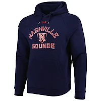 Under Armour Nashville Sounds All Day Raglan Fleece Sweat à capuche pour homme Bleu marine