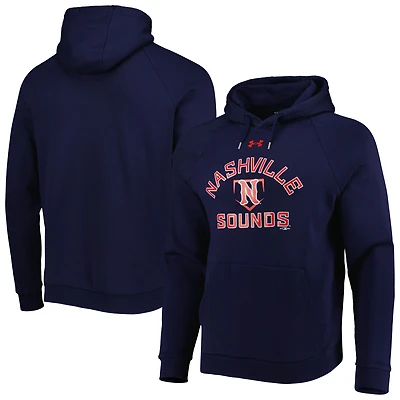 Under Armour Nashville Sounds All Day Raglan Fleece Sweat à capuche pour homme Bleu marine