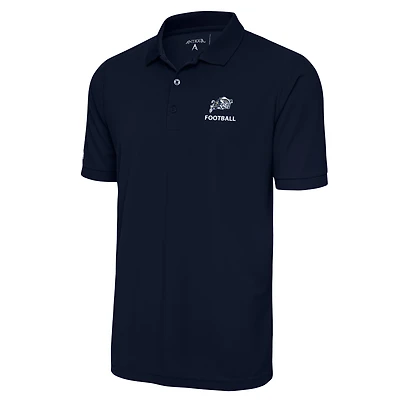 Men's Antigua Navy Midshipmen Football Big & Tall Legacy Pique Polo