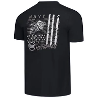 T-shirt camouflage noir et bleu marine pour homme, Midshipmen OHT