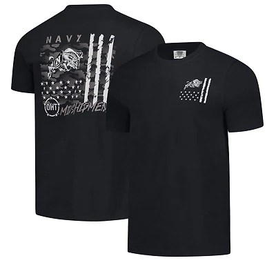 T-shirt camouflage noir et bleu marine pour homme, Midshipmen OHT