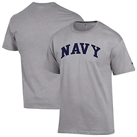 T-shirt Champion pour homme, gris chiné, bleu marine, Midshipmen, Basic Arch