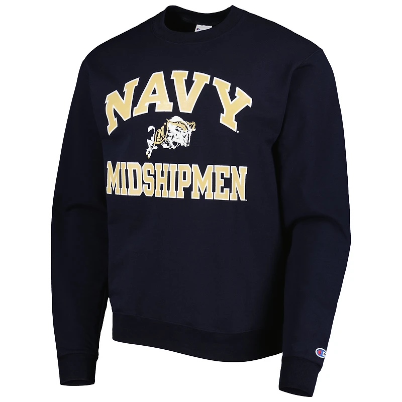 Sweat à capuche Champion Navy Midshipmen High Motor pour homme