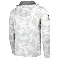 Men's Colosseum Arctic Camo Navy Midshipmen OHT Military Appreciation Long Sleeve Hoodie Top