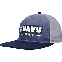 Men's Colosseum  Navy/Gray Navy Midshipmen Snapback Hat