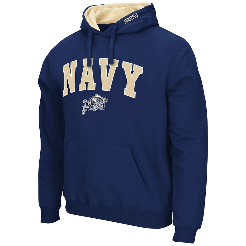 Sweat à capuche Colosseum Navy Midshipmen Arch & Logo 3.0 pour homme