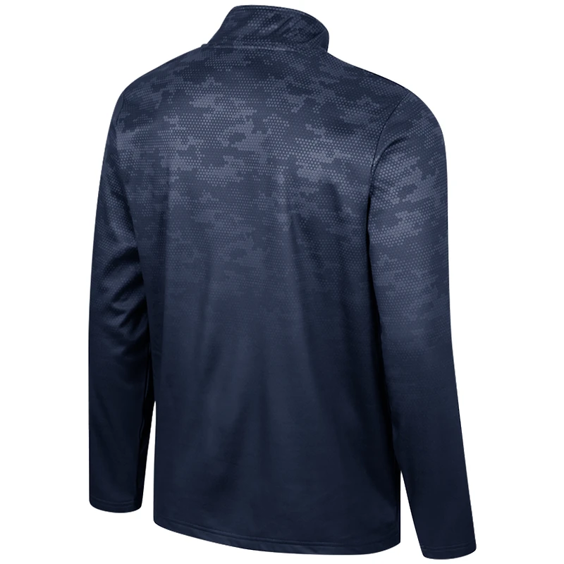 Men's Colosseum  Navy Midshipmen The Machine Half-Zip Jacket
