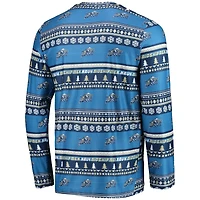 Men's Concepts Sport Navy Midshipmen Ugly Sweater Long Sleeve Top & Pants Sleep Set
