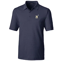 Polo à rayures crayon Forge pour homme, bleu marine, style midshipmen, coupe-vent et grand gabarit
