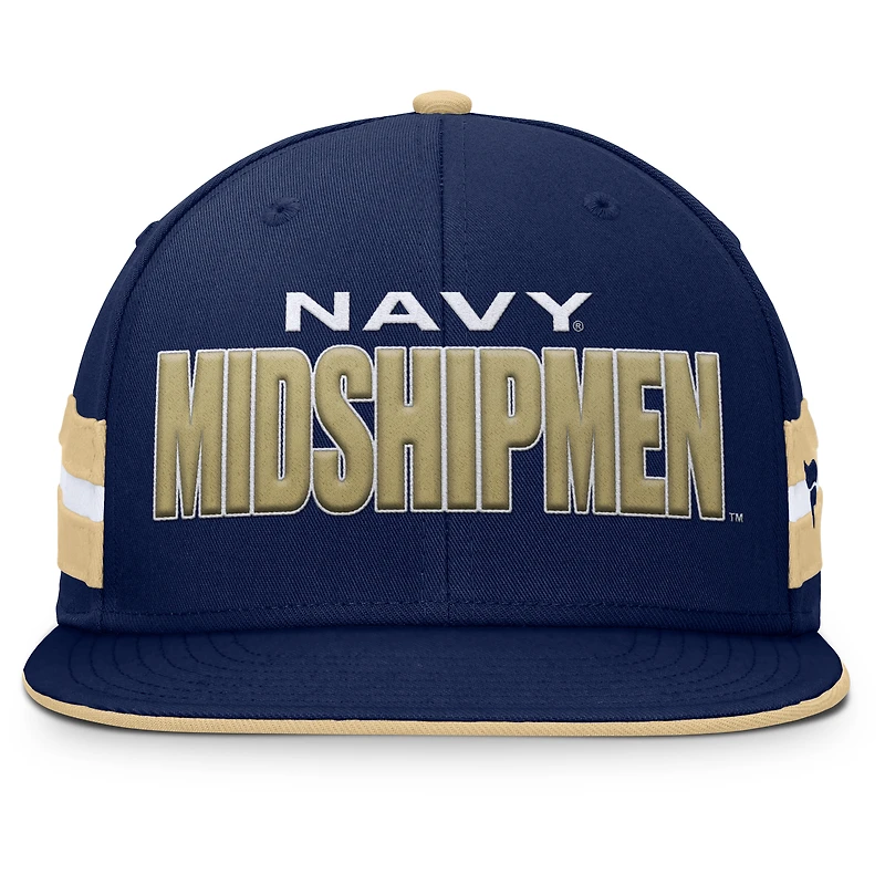 Men's Fanatics Navy Midshipmen Pick Off Fitted Hat