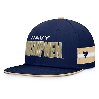 Men's Fanatics Navy Midshipmen Pick Off Fitted Hat