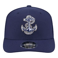 Men's New Era Navy Navy Midshipmen 9SEVENTY Stretch-Snap Adjustable Hat