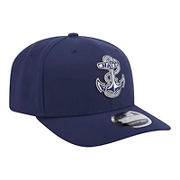 Men's New Era Navy Navy Midshipmen 9SEVENTY Stretch-Snap Adjustable Hat