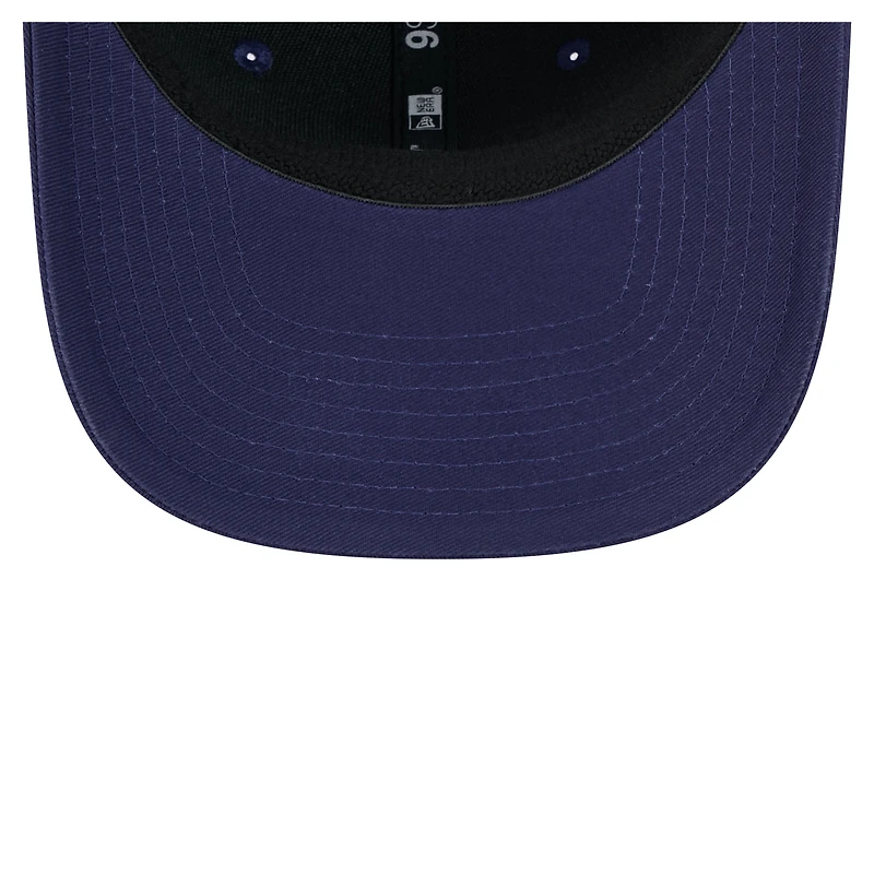 Men's New Era Navy Navy Midshipmen Wordmark Rope 9SEVENTY Stretch-Snap Hat