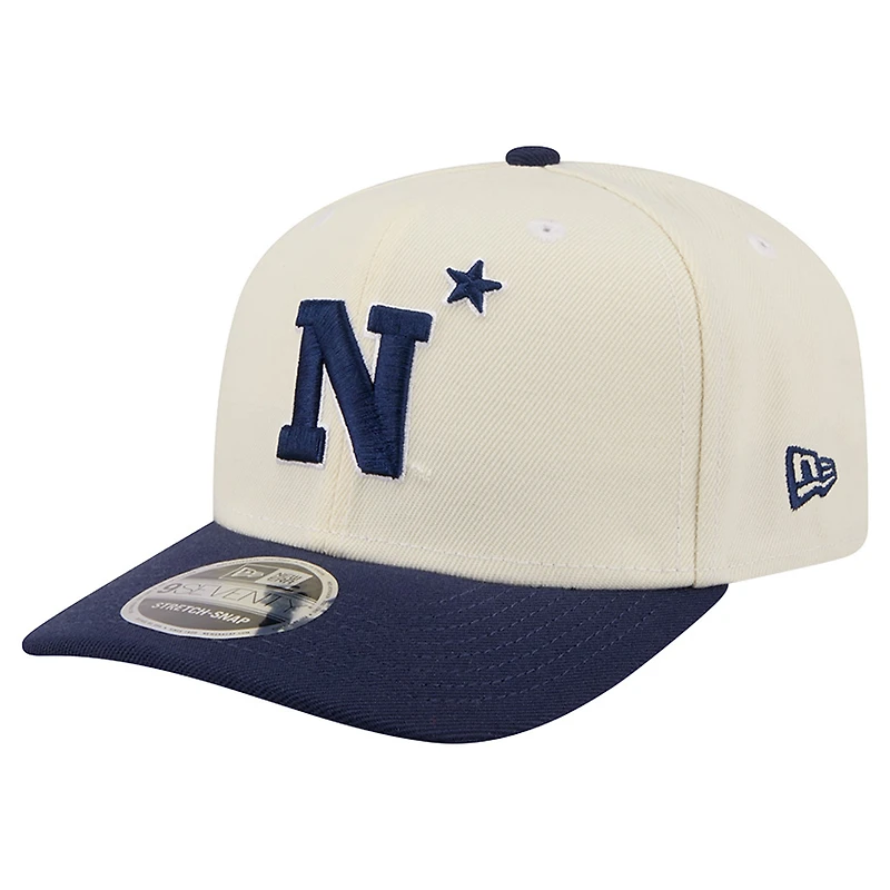 Men's New Era White/Navy Navy Midshipmen America's 250th 9SEVENTY Adjustable Hat