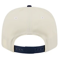 Casquette ajustable New Era blanche et marine pour homme, modèle 9SEVENTY, commémorant le 250e anniversaire des Midshipmen de la Marine américaine.