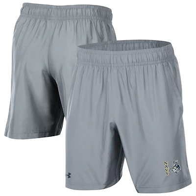 Men's Under Armour Gray Navy Midshipmen Woven Shorts