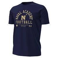 T-shirt de performance Under Armour Navy Midshipmen 2025 pour homme