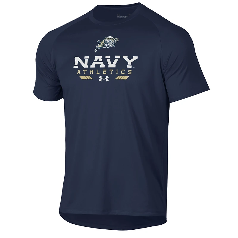 Men's Under Armour  Navy Midshipmen Athletics Tech T-Shirt
