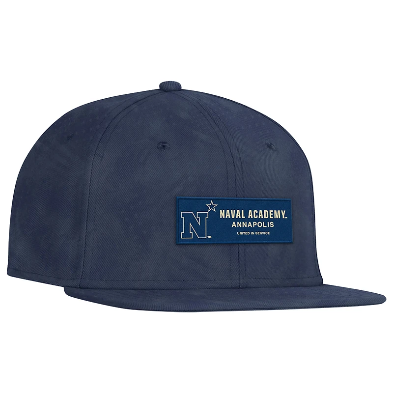 Men's Under Armour Navy Navy Midshipmen Freedom Collection ArmourFuse Snapback Hat