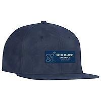 Men's Under Armour Navy Navy Midshipmen Freedom Collection ArmourFuse Snapback Hat