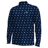 Men's Under Armour  Navy Midshipmen Gameday Armourfuse Half-Zip Top