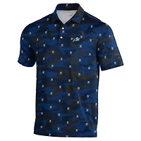 Polo Under Armour Midshipmen Gameday Armourfuse bleu marine pour homme