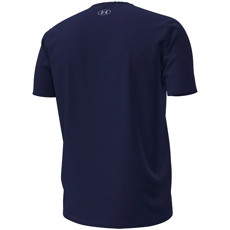 Men's Under Armour Navy Midshipmen Overlay Performance T-Shirt