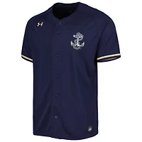 Men's Under Armour Navy Midshipmen Replica Baseball Jersey