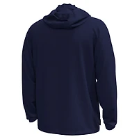 Men's Under Armour Navy Midshipmen Rival Stretch Woven Full-Zip Hoodie Jacket