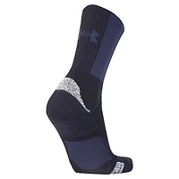 Men's Under Armour  Navy Midshipmen Team Playmaker Crew Socks