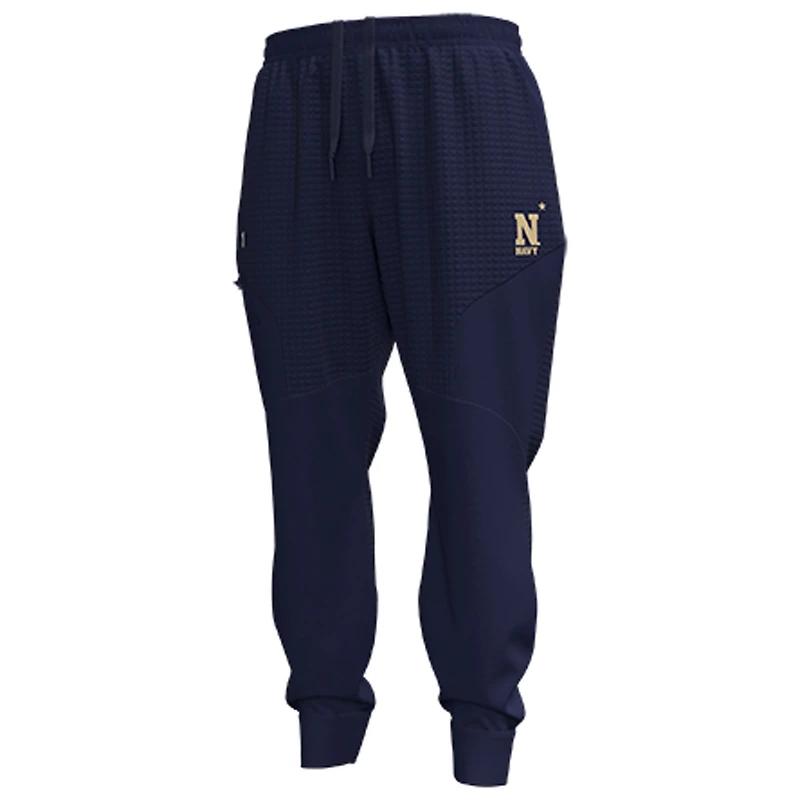 Pantalon de jogging en polaire Under Armour Navy Midshipmen Unstoppable pour homme