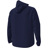 Veste zippée intégrale Under Armour Navy Midshipmen Unstoppable Raglan pour homme