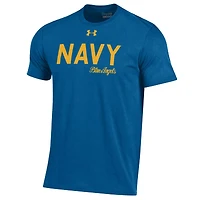 T-shirt Under Armour Royal Navy Midshipmen Blue Angels pour hommes