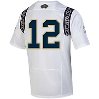 Men's Under Armour  White Navy Midshipmen 2023 Aer Lingus College Football Classic Replica Jersey