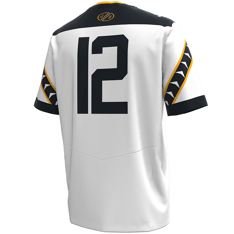 Men's Under Armour White Navy Midshipmen 2024 Rivalry Replica Jersey