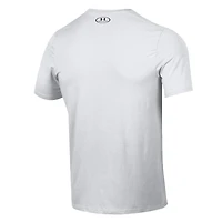 Men's Under Armour White Navy Midshipmen Wrestling Performance T-Shirt