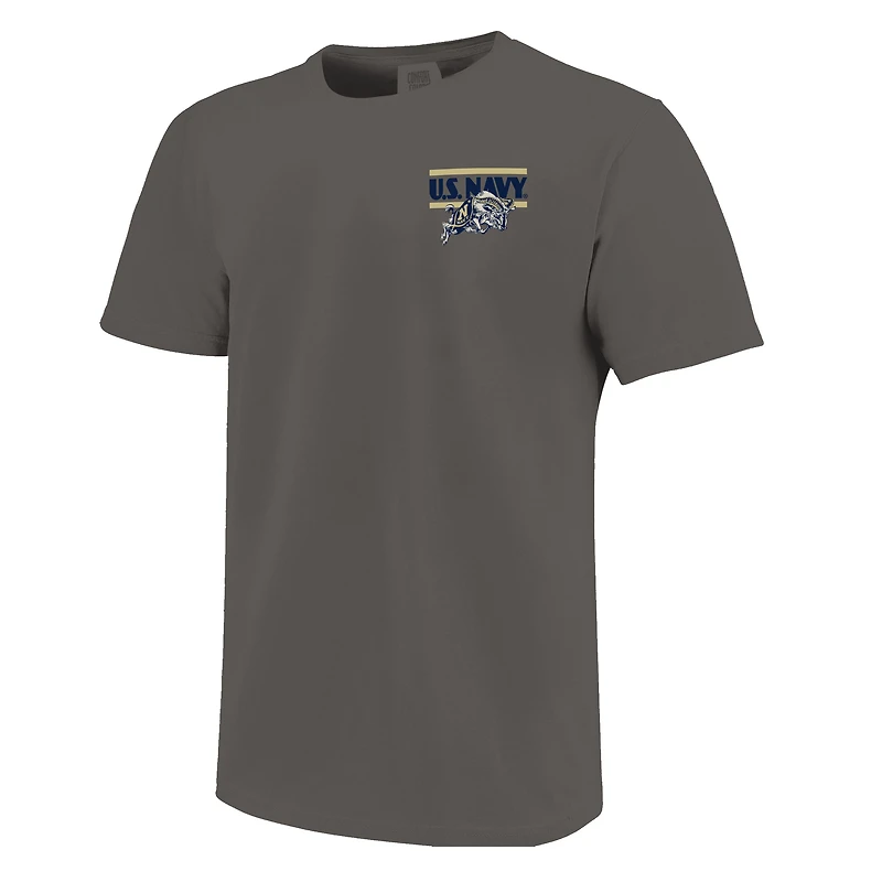 T-shirt unisexe « Image One » gris marine, aspirants de hyper local, The Yard Bill