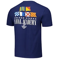 T-shirt unisexe avec phrases de drapeaux nautiques hyper locaux, aspirants marine la