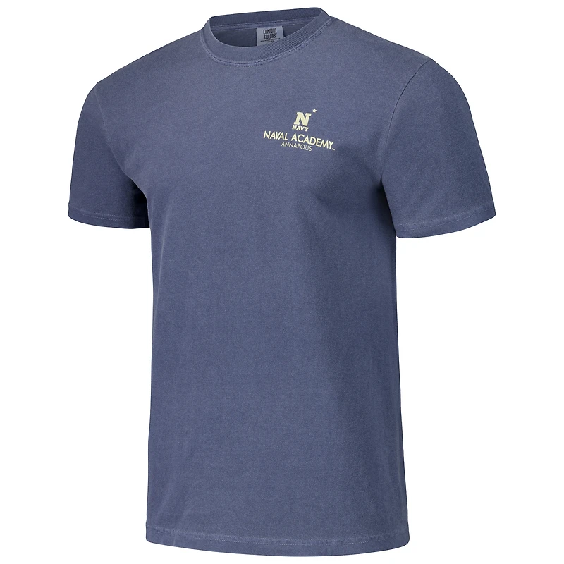 Unisex Navy Midshipmen Scenic Comfort Colors T-Shirt