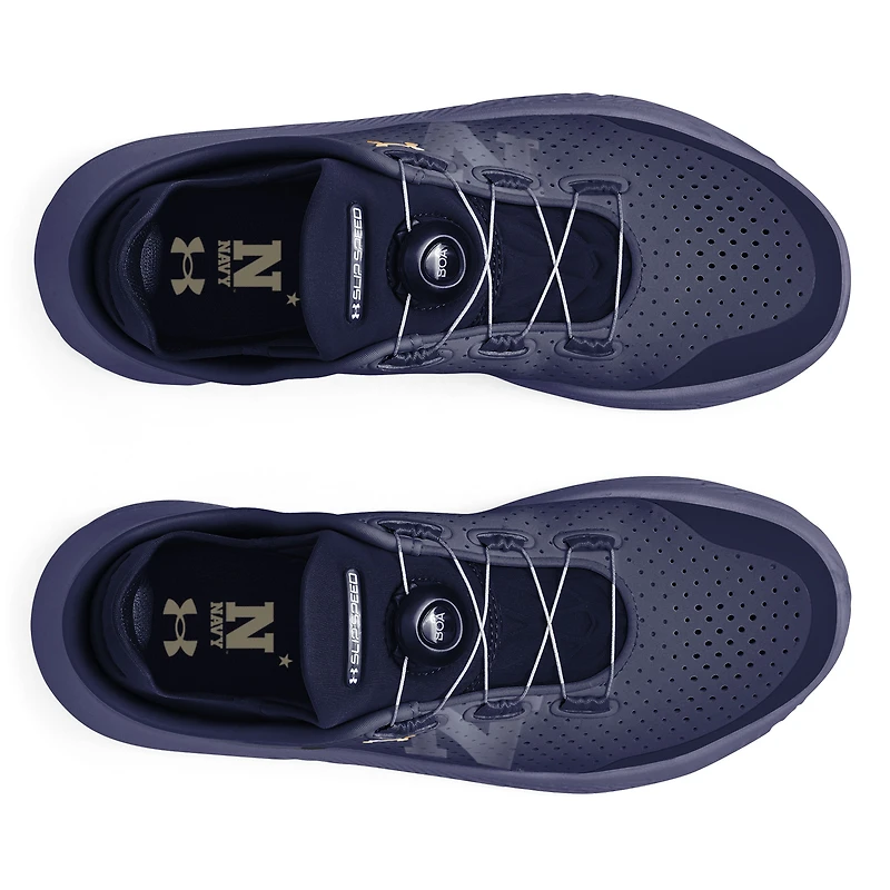 Unisex Under Armour Navy Midshipmen SlipSpeed Running Shoes