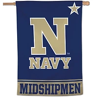 Bannière verticale simple face WinCraft Navy Midshipmen 28" x 40"