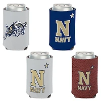 Ensemble de 4 glacières pour canettes WinCraft Navy Midshipmen de 12 oz