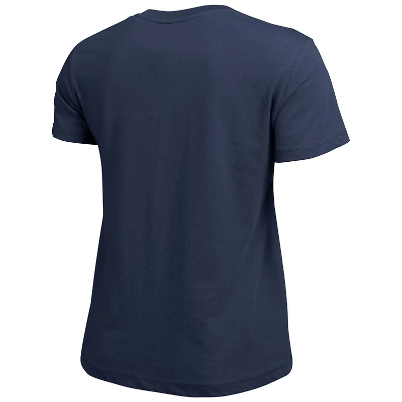 Women's Champion Navy Midshipmen Arched Over Logo T-Shirt