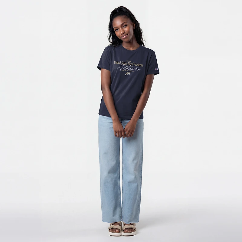 Women's Champion Navy Midshipmen Lifestyle T-Shirt